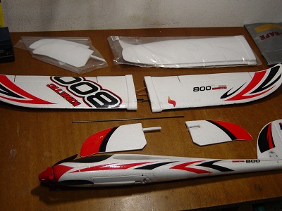 Solo el fuselaje nuevo Kinetic.JPG