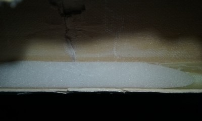 4º reparacion borde de ataque  pieza de roacel presentada despues al pegarla se empapara con epoxy y se reforzará con fibra de carbono.jpg